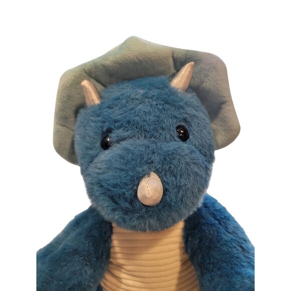 Suzzipals Coolable + Heatable Triceratops Dino Plush Weighted Bottom Dinosaur - Picture 2 of 7